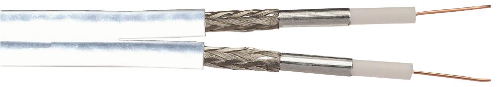 WF 65 WHITE 50M WF65 COAXIAL CABLE WHITE 50M WEBRO