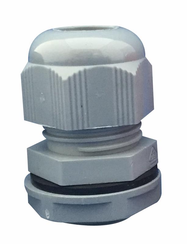 ACGM16GRY CABLE GLAND NYL M16 22MM LTH GRY 10/PK CONCORDIA TECHNOLOGIES