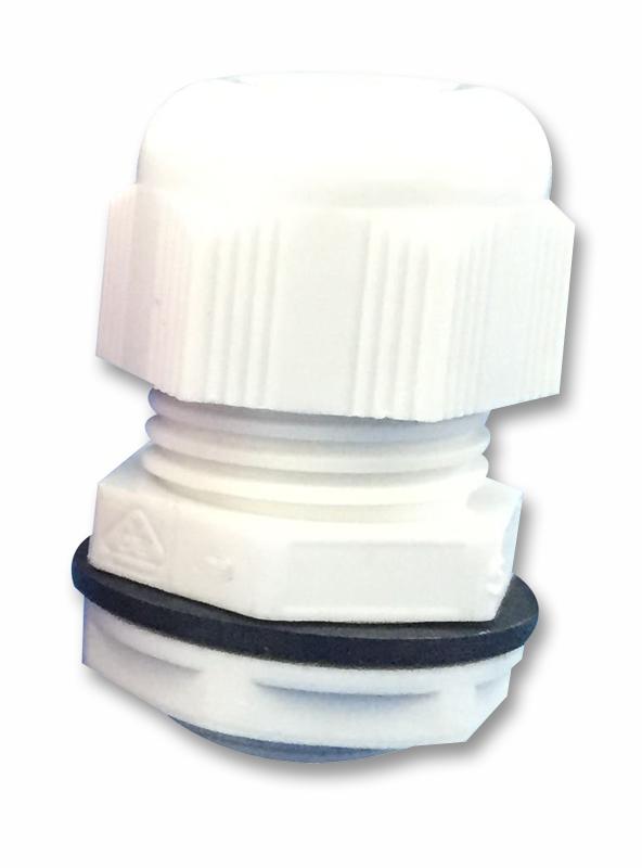 ACGM25WHT CABLE GLAND NYL M25 33MM LTH WHT 10/PK CONCORDIA TECHNOLOGIES