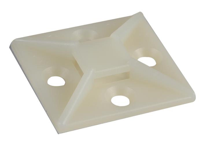 ACTB38N CABLE TIE BASE 38 X 38MM NAT 100/PK CONCORDIA TECHNOLOGIES
