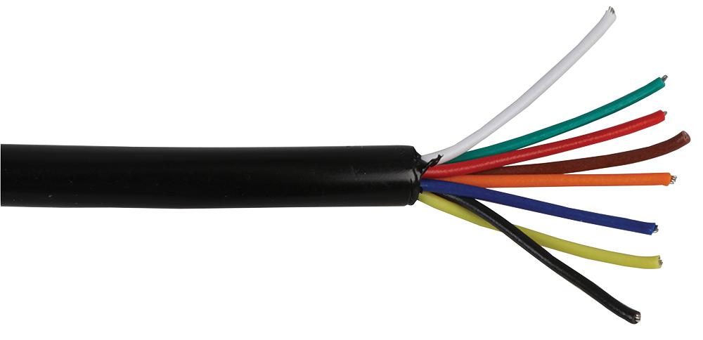 8CALMPE100M ALARM CABLE 8C PE BLACK, OUTDOOR 100M PRO POWER