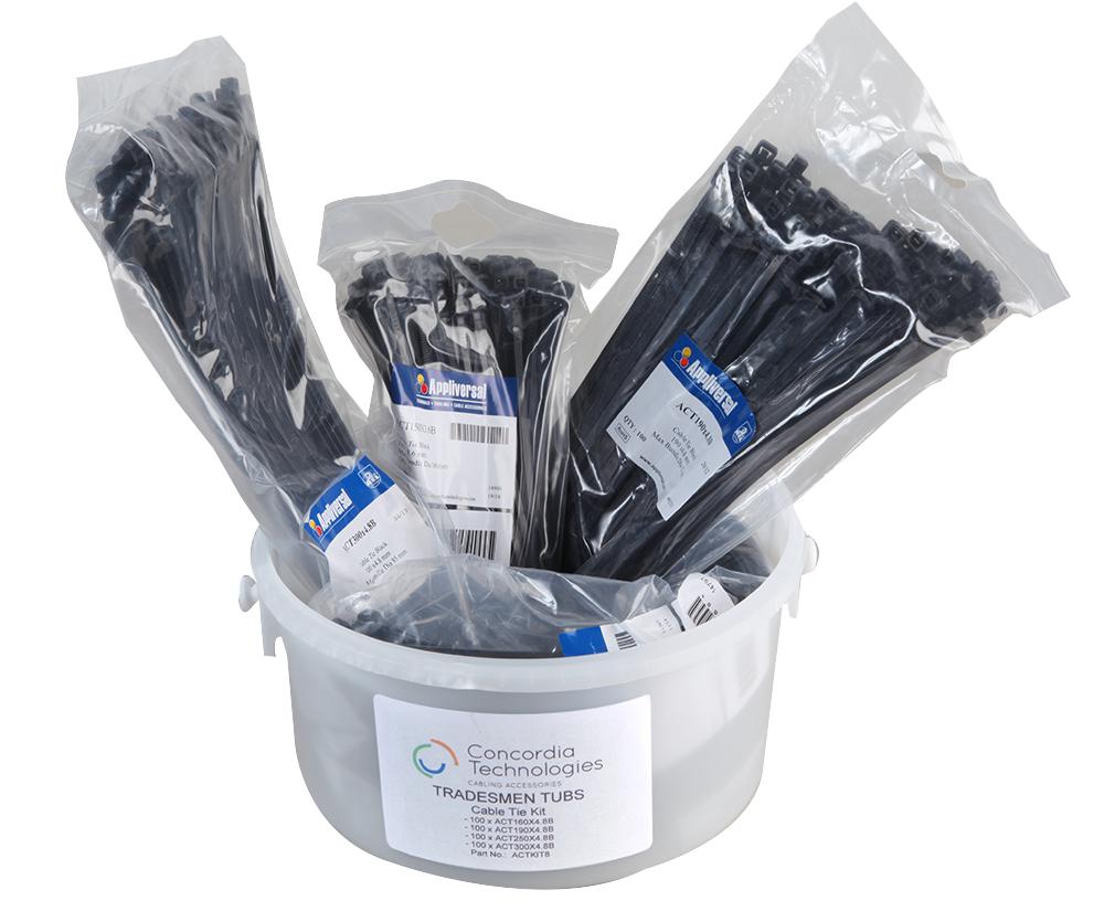 ACTKIT8-400 CABLE TIE KIT 400 PCE PRO POWER