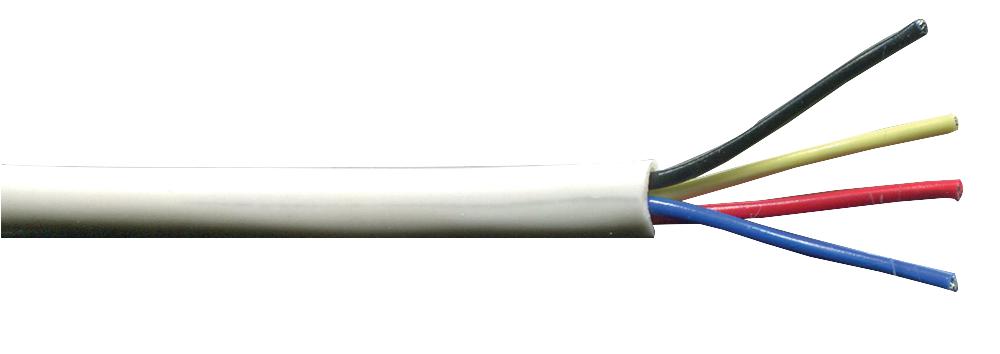 AC T3 4C WHT 100M ALARM CABLE 4 CORE TYPE 3 WHITE 100M PRO POWER