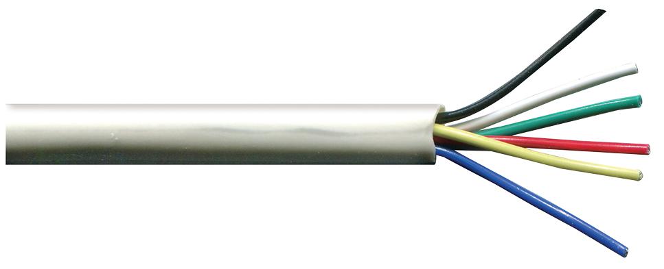 AC T3 6C WHT 100M ALARM CABLE 6 CORE TYPE 3 WHITE 100M PRO POWER