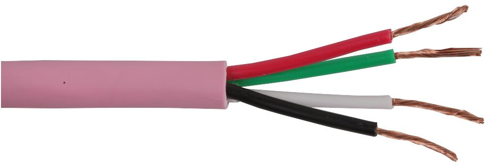 4CSPKCBL2.50PK50M CABLE LOUDSPEAKER 4 X 2.50MM PINK 50M PRO POWER