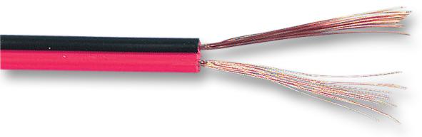 CB0043 RED/BLACK 100M CABLE, 2CORE, 0.44MM2, RED/BLK, 100M MULTICOMP PRO
