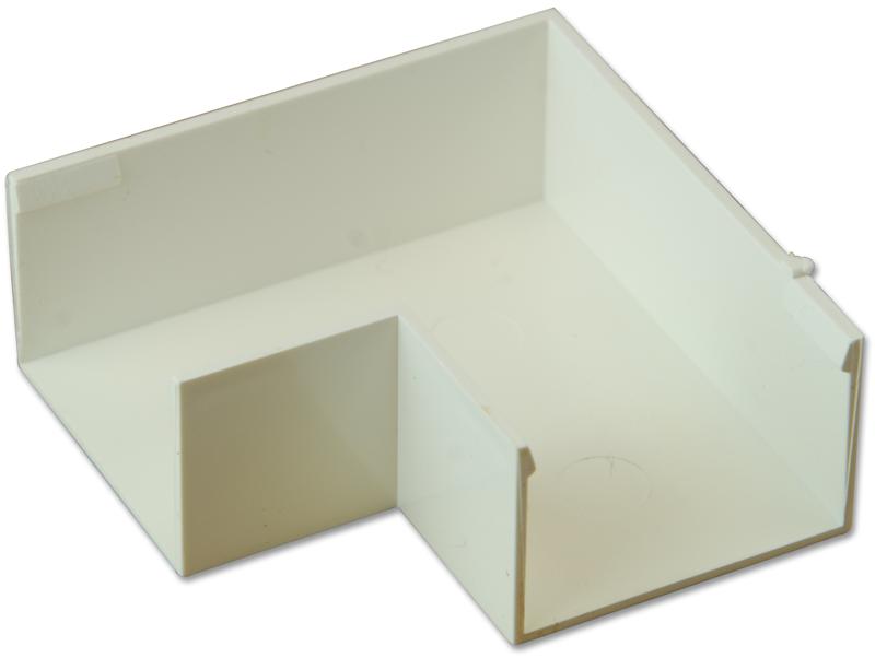 MT40/FA MINI TRUNKING FLAT ANGLE, 38X25MM, WHT PRO POWER