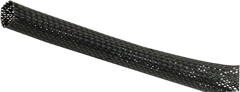 PET30 25M BLACK EXPANDABLE BRAIDED SLEEVING BLK 25M PRO POWER