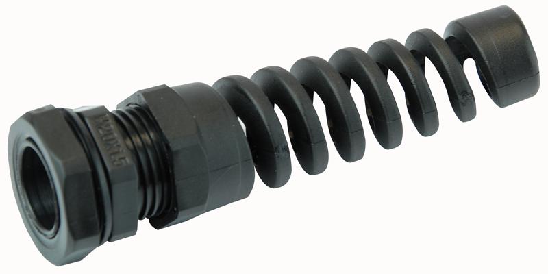 PP001700 CABLE GLAND, NYLON, 3MM-6.5MM, BLACK MULTICOMP PRO