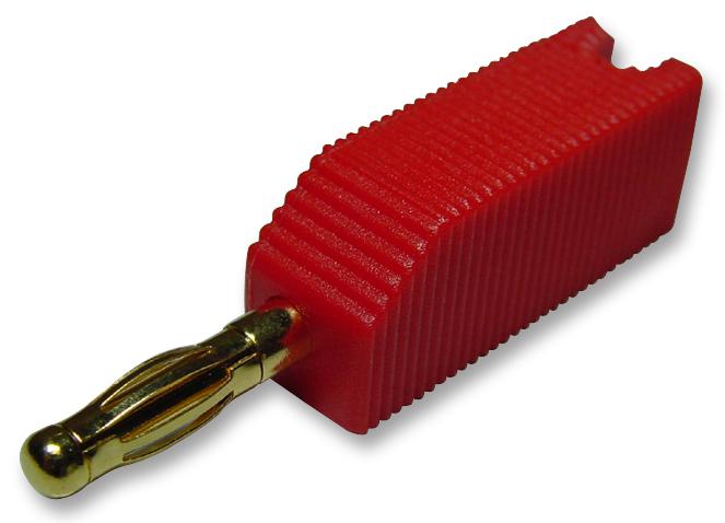 PSG01941 4MM PLUG, RED, STACKABLE, PK2 PRO SIGNAL