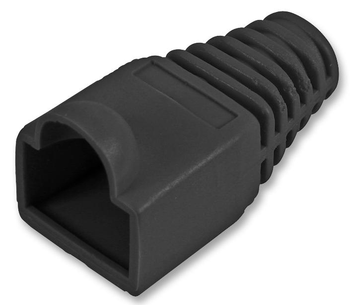 SH001 5 BLACK 50 STRAIN RELIEF 5MM BLACK 50/PACK PRO POWER