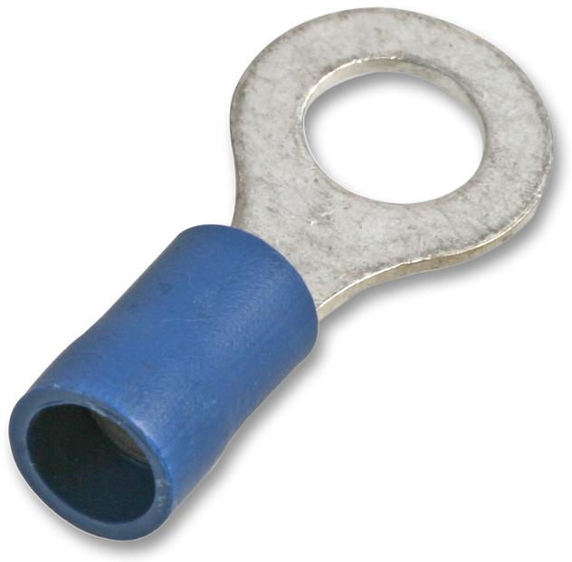ST2-6.0 RING TERMINAL BLUE 6.0MM 30A 100/PK PRO POWER