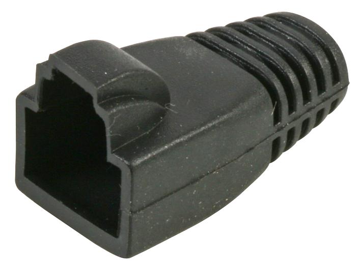 PS2BK8 STRAIN RELIEF BOOT, PVC, BLACK TUK