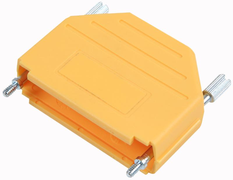 MHDPPK25-Y-K BACKSHELL, D, YELLOW, 25WAY MH CONNECTORS