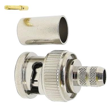 339-275-300 CONNECTOR, HD BNC, MALE, RG59U FLEXI VDC