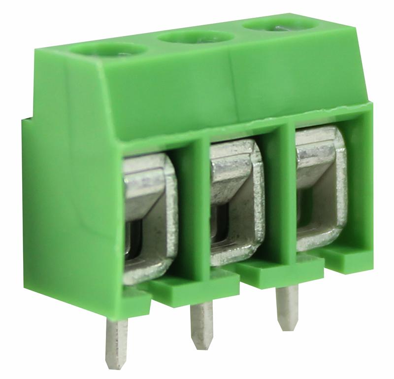 CTB55VG/3 PCB TERMINAL BLOCK, LOW PROF, 5MM, 3WAY CAMDENBOSS