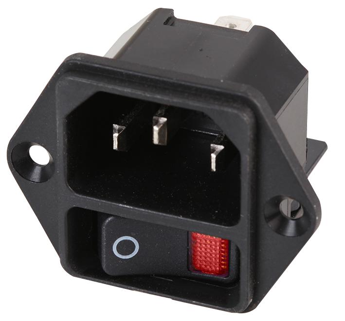 DC11.0021.001 INLET, IEC, C14, DC11, 10A SCHURTER