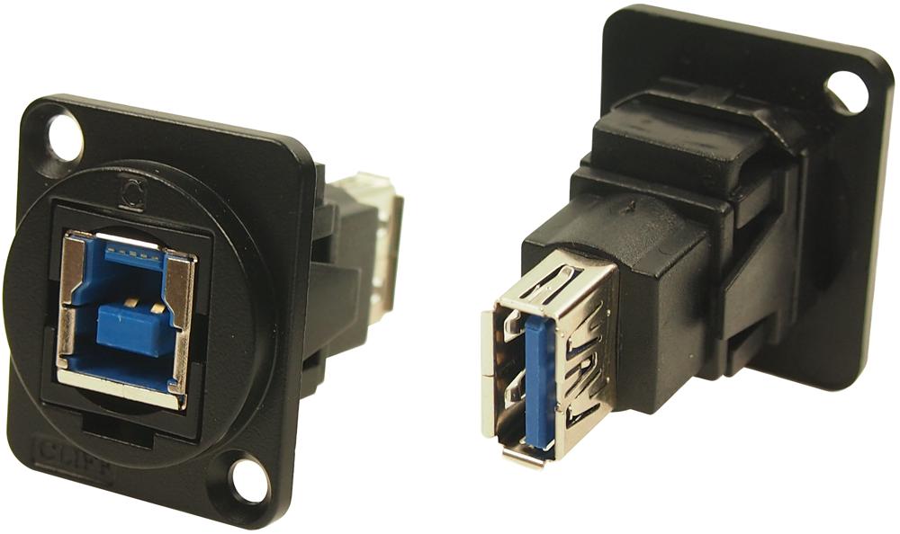 CP30206NMB USB ADAPTER, 3.0 TYPE B-TYPE A, RCPT CLIFF ELECTRONIC COMPONENTS
