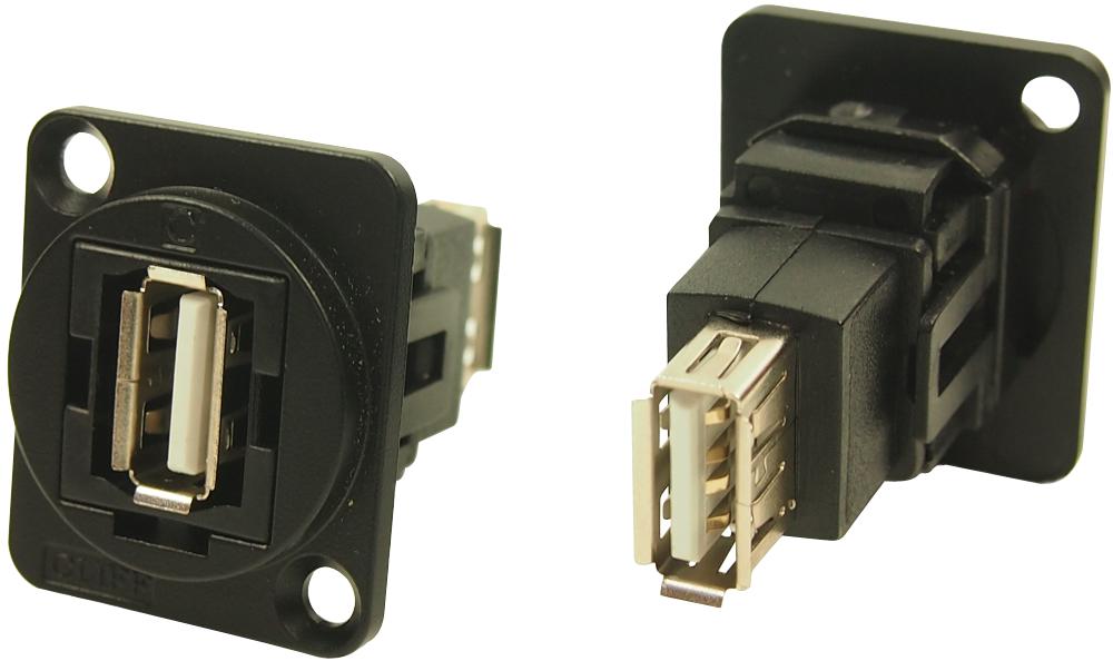 CP30208NMB USB ADAPTER, 2.0 TYPE A-TYPE A, RCPT CLIFF ELECTRONIC COMPONENTS