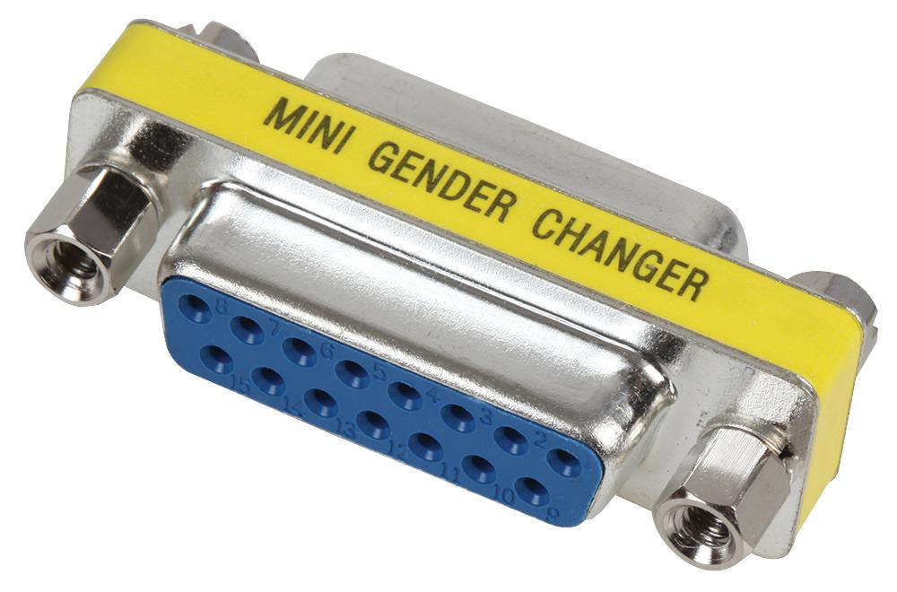 SPC19826 GENDER CHANGER, F-F, 15WAY MULTICOMP