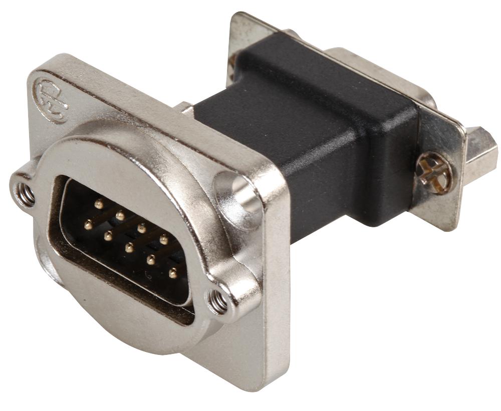 NADB9MF D-SUB FEEDTHROUGH 9P M-F NEUTRIK