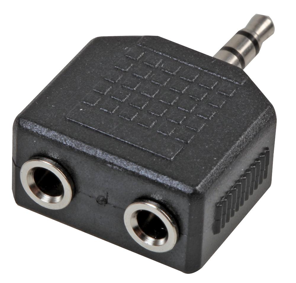 PSG08552 3.5MM JACK ADAPTOR, 2X MONO TO ST PRO SIGNAL