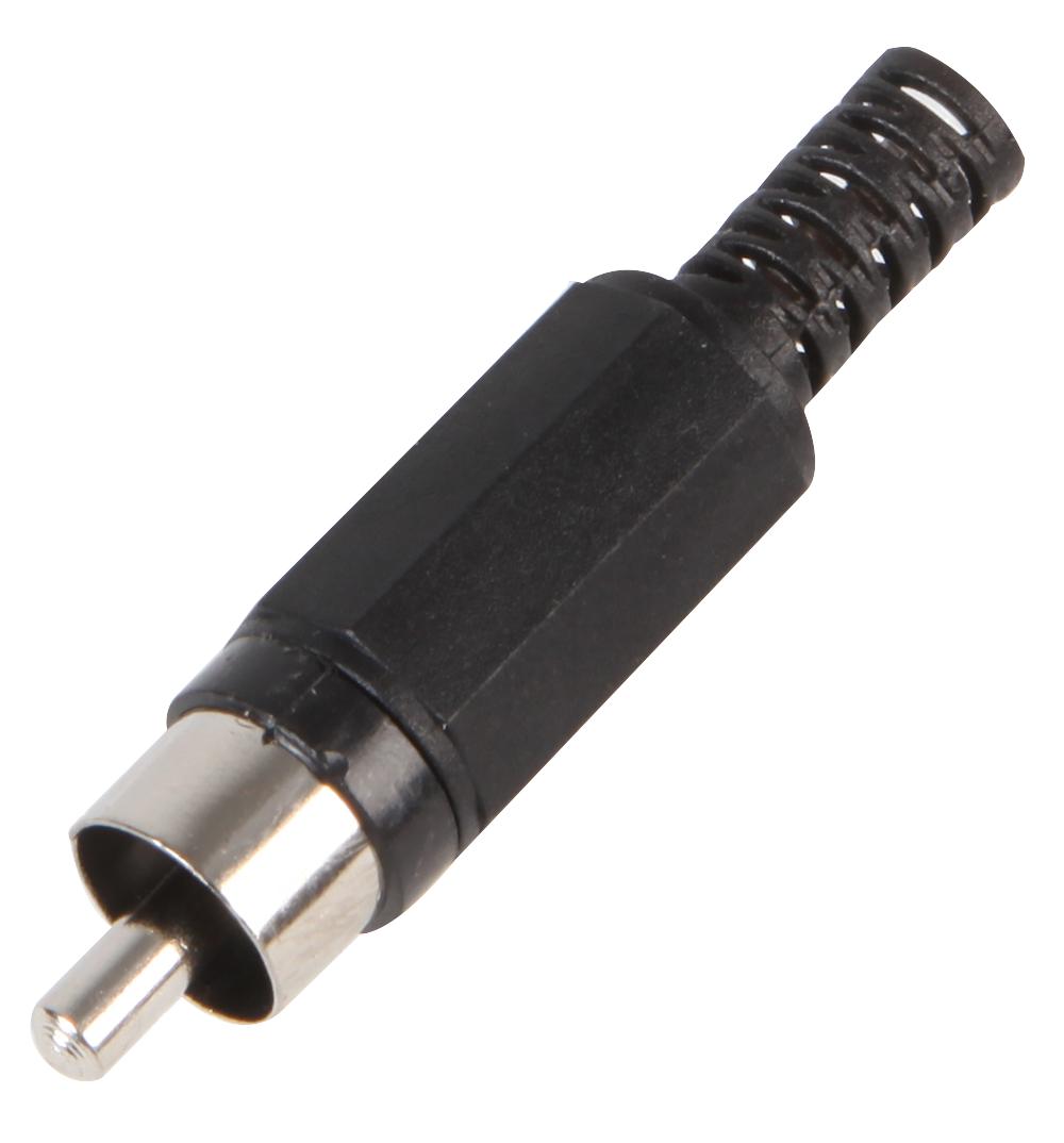 PSG08603 PLUG, PHONO, BLACK PRO SIGNAL