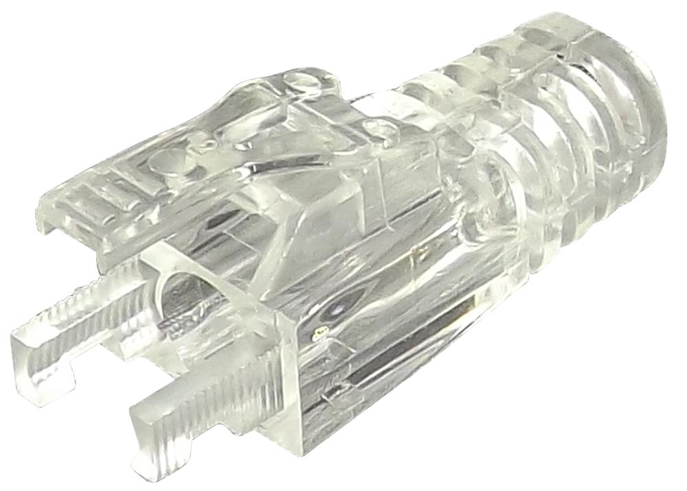 PSDL-6#100 STRAIN RELIEF BOOT, PC, 4.3MM, RJ45 CONN TUK