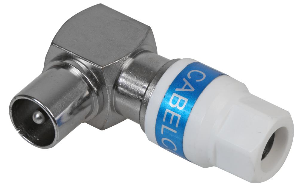 WF100/RG6 IEC 90 PACK SELF-INSTALL CONNECTORS, 90D, 4X COAX WEBRO