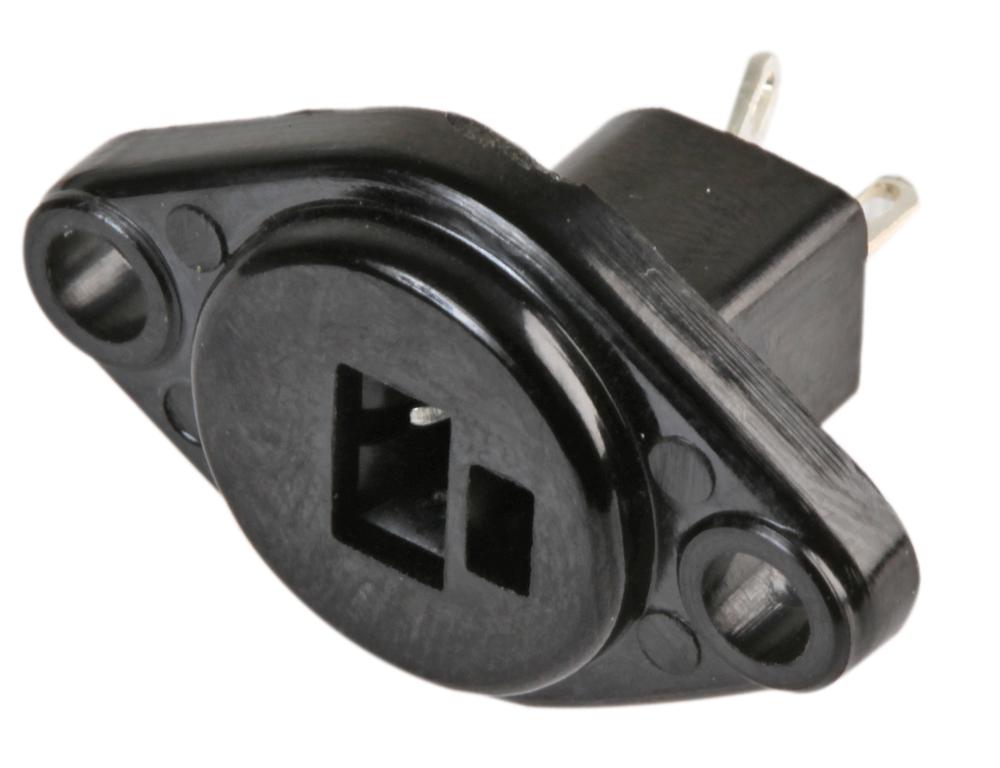 4850.225 SOCKET, DIN, SPEAKER, CHASSIS, 2POLE SCHURTER