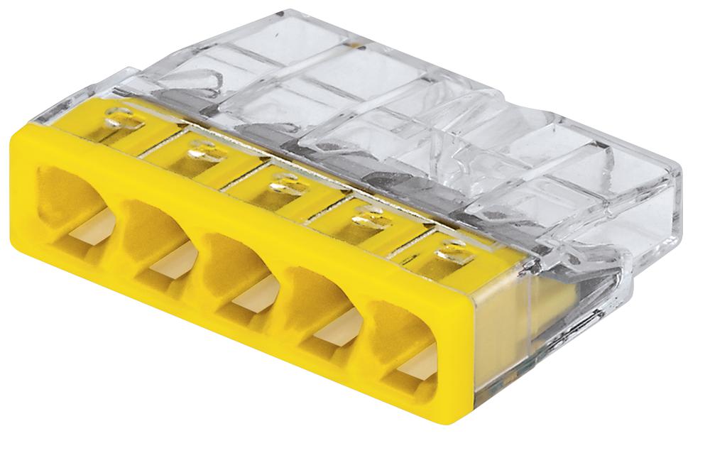 2773-405 TERMINAL BLOCK, PLUGGABLE, 5POS, 12AWG WAGO