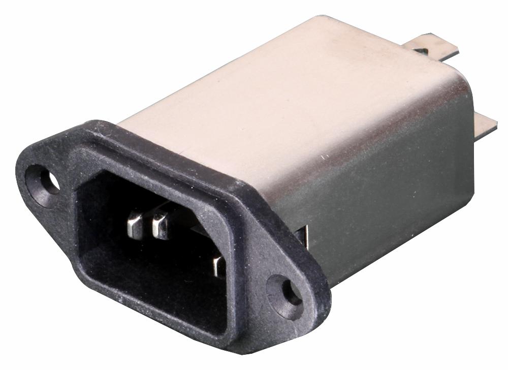 PELB1067 IEC INLET FILTER, 1-PH, 3A, 250V, QC PRO ELEC