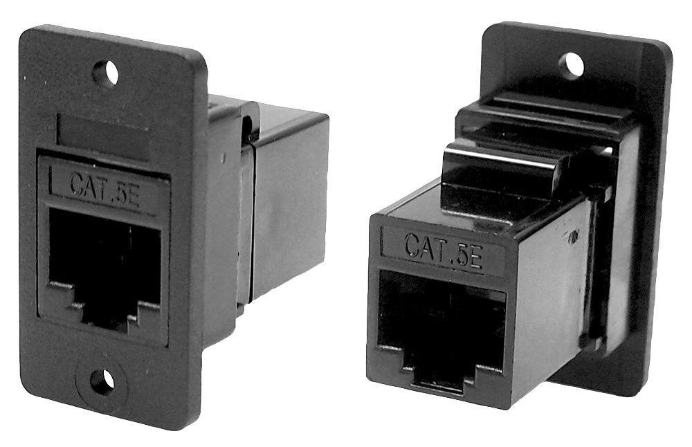 CP30620X MODULAR ADAPTER, 8P RJ45 JACK-RJ45 JACK CLIFF ELECTRONIC COMPONENTS