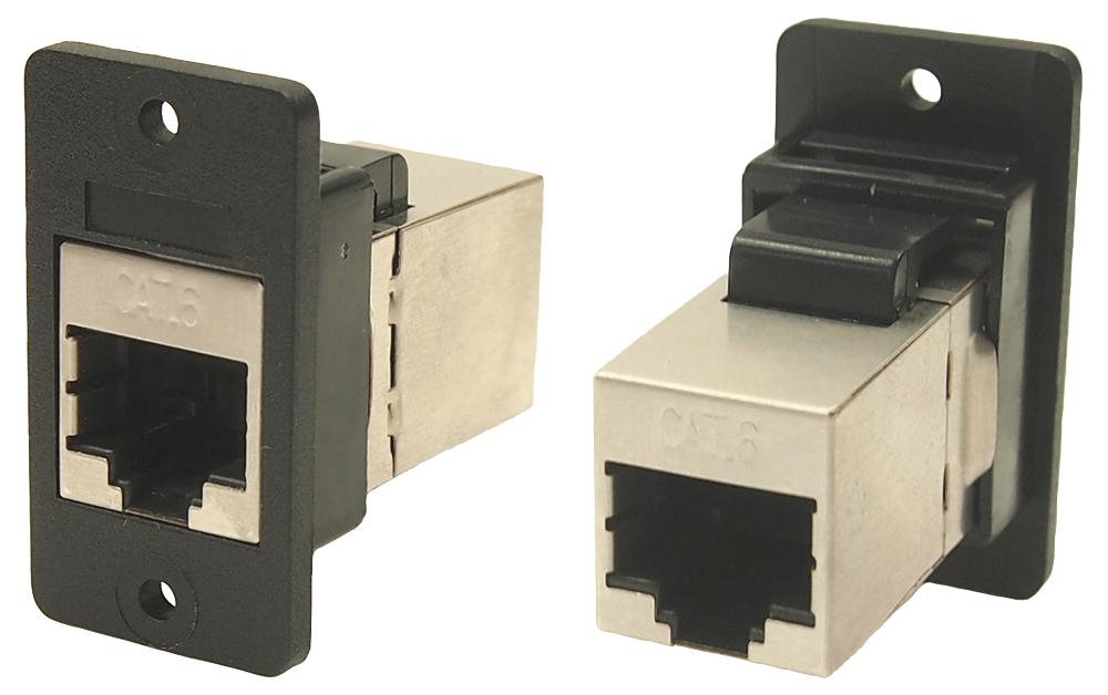 CP30622SX MODULAR ADAPTER, 8P RJ45 JACK-RJ45 JACK CLIFF ELECTRONIC COMPONENTS