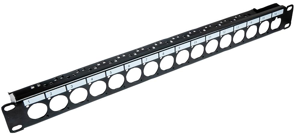 FFDU16CM PATCH PANEL, 16PORT, 1U TUK