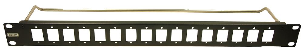 CP30160 SLIM PATCH PANEL, 16PORT, 1U, 4-40 HOLE CLIFF ELECTRONIC COMPONENTS