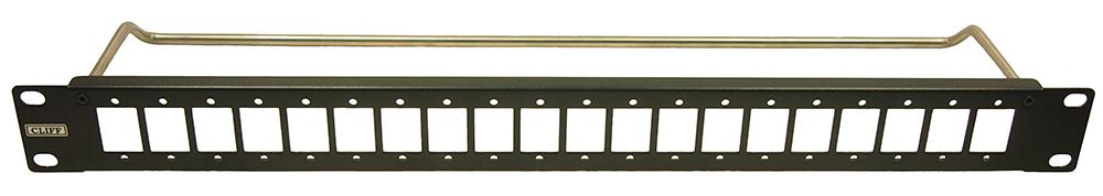 CP30163 SLIM PATCH PANEL, 20PORT, 1U, 4-40 HOLE CLIFF ELECTRONIC COMPONENTS
