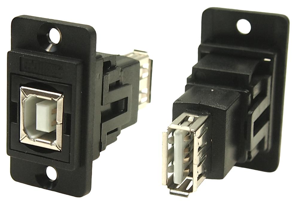 CP30707N USB ADAPTER, 2.0 TYPE B RCPT-TYPE A RCPT CLIFF ELECTRONIC COMPONENTS