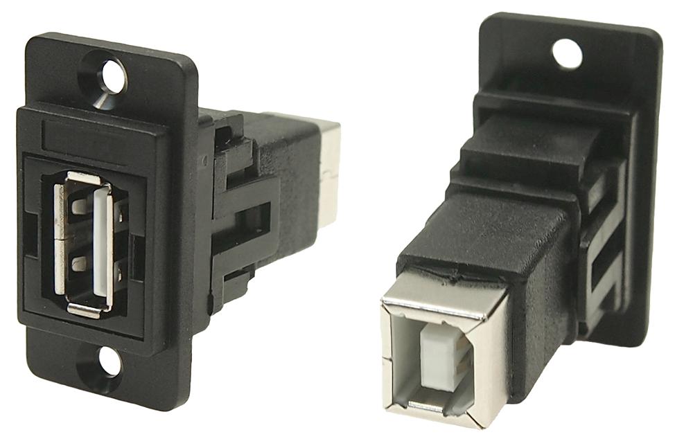 CP30709N USB ADAPTER, 2.0 TYPE A RCPT-TYPE B RCPT CLIFF ELECTRONIC COMPONENTS