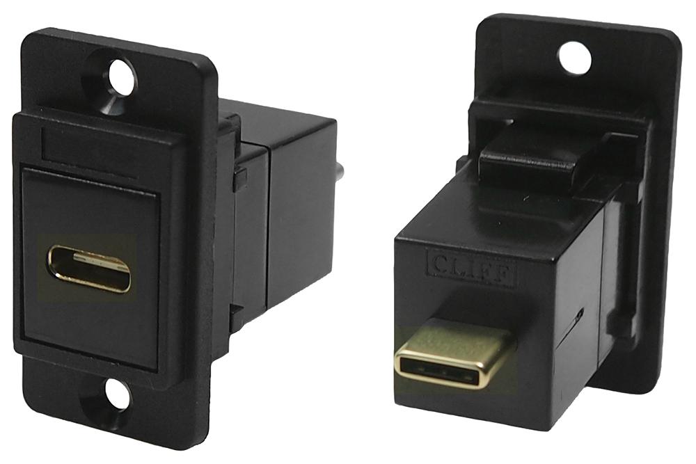 CP30711 USB ADAPTER, TYPE C RCPT-PLUG CLIFF ELECTRONIC COMPONENTS