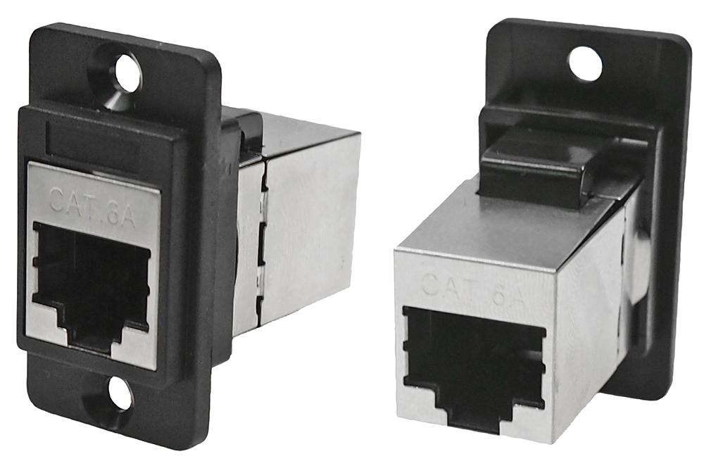 CP30725S ADAPTER, RJ45 8P JACK-JACK, CAT6, SHLD CLIFF ELECTRONIC COMPONENTS