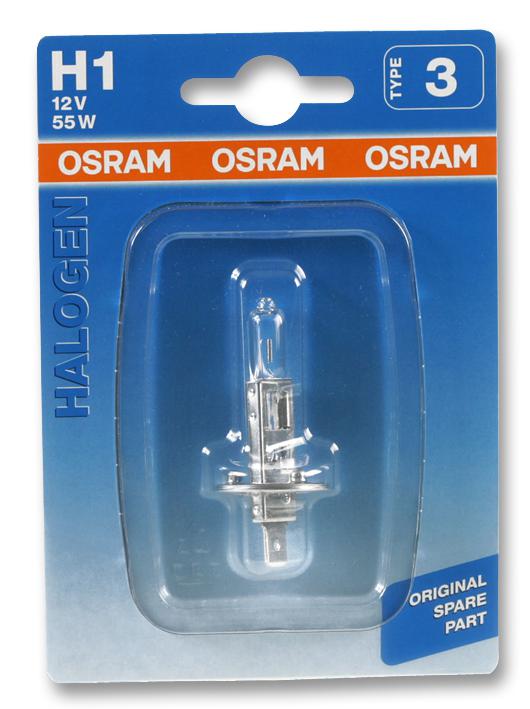 H448BL HEADLAMP, H1 (448) 12V 55W P14.5S OSRAM