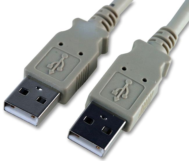 PSG91634 LEAD, USB A MALE-A MALE, BEIGE 0.5M PRO SIGNAL