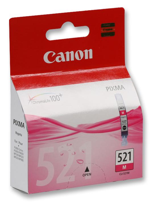 CANCLI-521M INK CARTRIDGE, MAGENTA, CLI-521M CANON