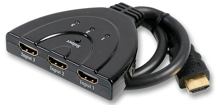 PSG08415 SWITCH, HDMI, 3 WAY PIGTAIL PRO SIGNAL