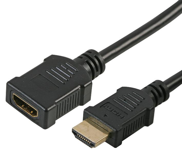 PSG90365 LEAD, HDMI, MALE-FEMALE, GOLD, 3M PRO SIGNAL