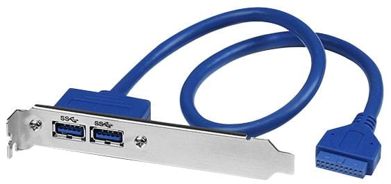 USB3SPLATE RECEPTACLE ON BRACKET, 2X USB3.0 SOCKETS STARTECH