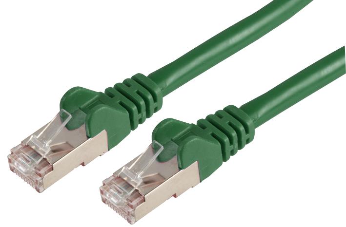 PSG91127 PATCH CORD, RJ45 PLUG, CAT6A, 15M, GREEN PRO SIGNAL