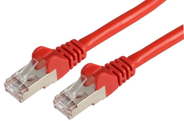 PSG90825 PATCH CORD, RJ45 PLUG, CAT6A, 5M, RED PRO SIGNAL
