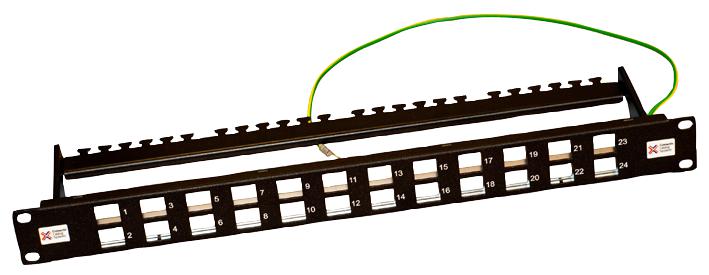 009-010-010-00 PATCH PANEL,24 WAY UNLOADED,SHIELDED CONNECTIX CABLING SYSTEMS